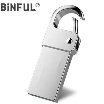BinFul Ново записване Водоустойчив usb флаш памет 32 GB USB 2.0 флаш памет 1 GB 4 GB 8 GB 16 GB ОТ 64 G 128 Г usb устройство за съхранение на данни, U-диск