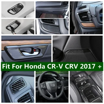 Интериорни детайли От Въглеродни влакна, Кутия за Превключване на предавките/Врата Говорител/Вентилационна Покриване на променлив ток, за Довършителни работи на ABS За Honda CR-V, CRV 2017-2020