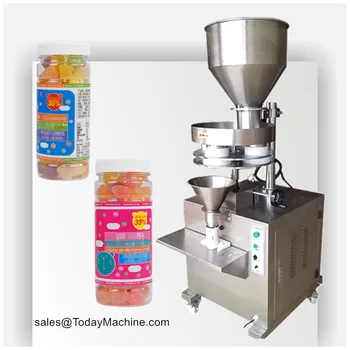 Полуавтоматични пълнител за пелети от кафе на зърна кашу със система за насипни чаши