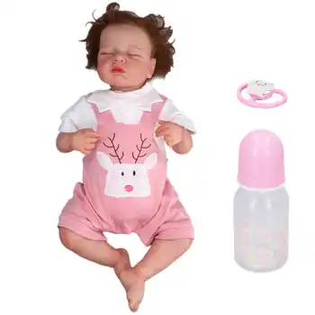 Реалистични детски кукли стоп-моушън Силиконова играчка с соской за колекционери на кукли