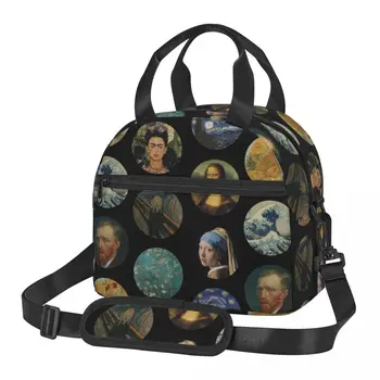 Винсент Ван Гог Термоизолированная чанта за обяд Дамски Художествена живопис Контейнер за обяд за деца за Училищната кутия за съхранение на Bento Кутия за храна