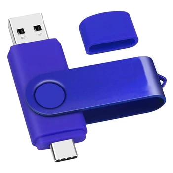 Високоскоростен USB 3.0 TYPE C USB Флаш памет 16 GB 32 GB OTG Флаш памет 64 GB 128 GB, 256 GB, 512 GB USB устройство 2в1 USB-Стик С логото на Потребителски