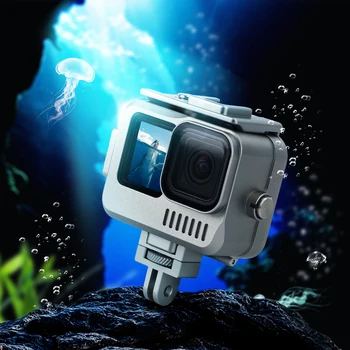 Sunnylife за GoPro9/GoPro10/GoPro11 водоустойчив корпус от алуминиева сплав, спортна камера, калъф за гмуркане, удлинительные аксесоари-G