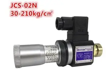 1 бр. хидравличен пресостат AC250V-5A SER JCS-02N пресостат 30-210 кг/см