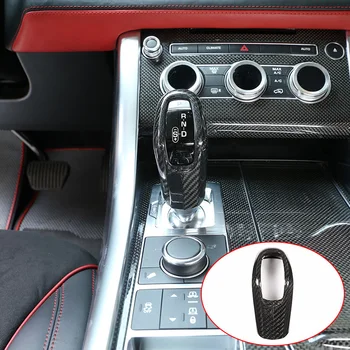 За Range Rover Sport 2014-2020, малка перука на темето на главата за смяна на предавките от този въглеродни влакна за Jaguar E-PACE 2018 2019, аксесоари