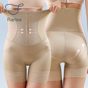 Flarixa коригиращо бельо големи размери за жените, къси панталони за контрол на корема, утягивающие панталони, следродилна лифтинг на задните части, колан за отслабване