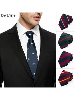 Висококачествен жаккардовый кралския полк, военен армейски корпус, Имперски легион, раираната вратовръзка от 100% естествена коприна, подарък за мъже, безплатна доставка