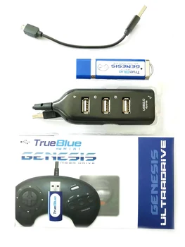 Новият пристигането 813 игри True Blue Mini Ultradrive Pack за Genesis / игри за MegaDrive Mini за 2 играчи