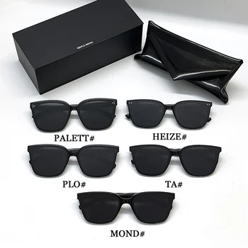 2023 Модни слънчеви очила на корейската марка на GM, за жени и за мъже с малък лице Ацетатные слънчеви очила с UV400 оригинална опаковка