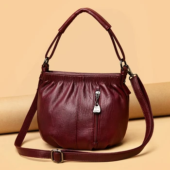Дизайнерски чанти, висококачествени кожени чанти през рамо за жени 2022, ежедневни дамски малка чанта през рамо, портмонета и чанти за Вас