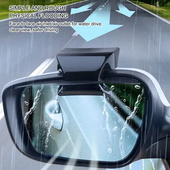 2 бр., автомобилно огледало за обратно виждане, защита от дъжд за вежди, водоустойчива защита за автомобилни огледала, защита от дъжд, автозеркало, земни сенници за автомобили