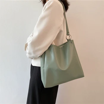 Ежедневни чанти-тоут, чанти през рамо от изкуствена кожа за жени, модни дамски пътна чанта с високо качество, в луксозна дамска чанта под мишката, 1 бр.