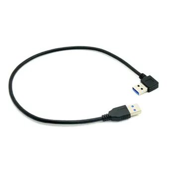 Xiwai 90-градусов правоъгълен кабел за пренос на данни USB 3.0 тип 