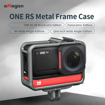За екшън камери Insta360 One RS С Корпус от алуминиева Сплав, Клетка за Зайче, Студен Накладки, Усъвършенствана Защитна Рамка