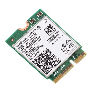 Електроника AX201 802.11 Ax Bluetooth 5.2 M. 2 CNVIo2 Безжична Мрежова карта с 2.4 gbps AX201NGW WiFi