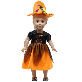 18-инчов стоп-моушън облекло, включително пола, шапка, определени за cosplay на Хелоуин