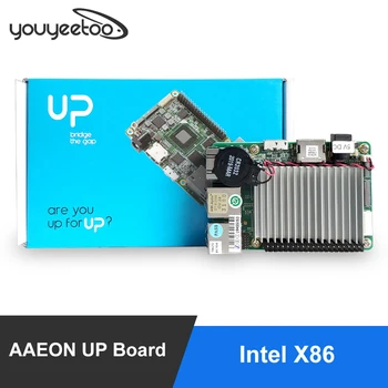Такса AAEON UP 4 GB ram + 32 GB EMMC е Съвместим с повечето от Raspberry Pi, Intel X86 Поддържа Linux, Android, Windows 10