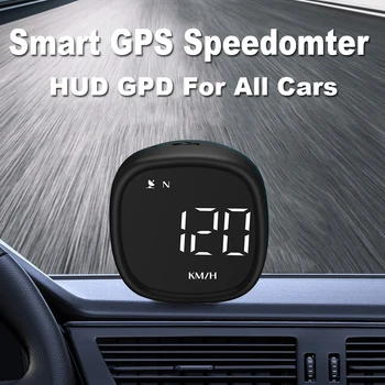 M30 GPS HUD централен дисплей, цифров скоростомер, аларма за превишаване на скоростта, компас, напомняне за умората при шофиране, автоаксесоари за всички автомобили