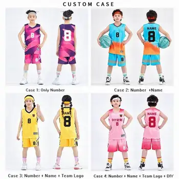 Индивидуална детски футболен отбор форма, спортен костюм, тренировъчен трикотаж Sostume, спортни облекла за момичета и момчета, детски дрехи