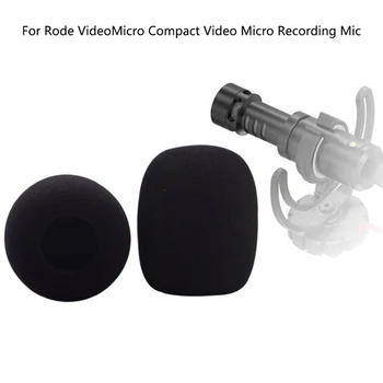 Микрофон предното стъкло, подобно на гъба пяна за предното стъкло Rode VideoMicro Компактен микрофон за запис на видео