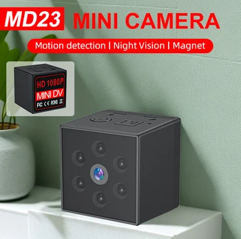 MD23 Камера за тялото 1080P HD глас комрегистраторы Мини камера с функция за разпознаване на движение Инфрачервен скоба за записване за нощно виждане Спортен DV MD