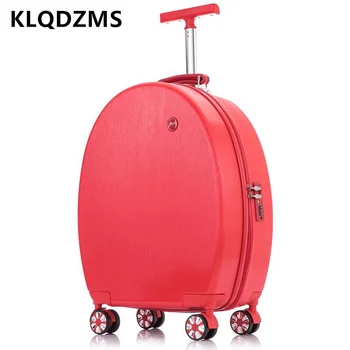 KLQDZMS 20 сантиметра Нов модерен универсален многофункционален малък посадъчен куфар Комплект ръчен багаж с колела Преносима косметичка