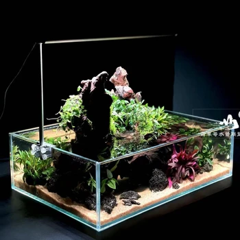 Замяна аквариумная кацане лампа 22 W за малък аквариум, аквариумное пейзаж осветление