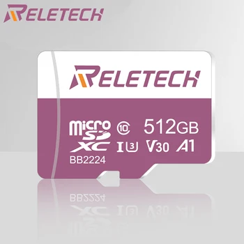 Reletech 32GB 64GB 128GB 256GBU3 A1 TF карта Micro SD карта се използва за управление на записващото устройство / мобилен телефон / фотоапарат / дисплея