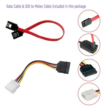 Кабел-Конвертор на Адаптера за SATA/PATA/IDE към USB 2.0 Твърд диск 2,5