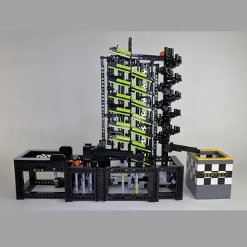 MOC-82568 Stoggered Lift GBC Building Block Модел, сращенная играчка-пъзел, подарък за деца