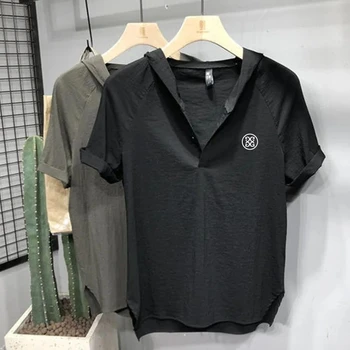 Мъжка риза за голф с качулка, тенис на майк G4, Мелбърн, бързосъхнеща, лято 2023