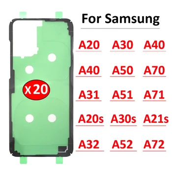 20 броя Оригинален Стикер На Задния Капак на Отделението за батерията, тиксо За Samsung Galaxy A20 A30 A50 A70 A20s A21s A30s A51 A71 A32 A52 A72
