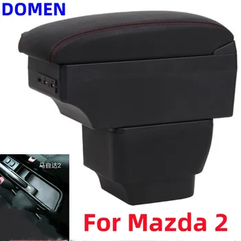 За MAZDA MAZDA 2 подлакътник за MAZDA Demio авто подлакътник кутия за дооснащения кутия за съхранение на части и Автомобилни аксесоари, Детайли на интериора USB