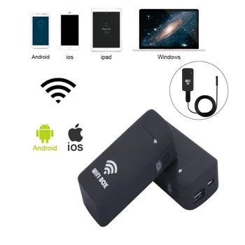 Кутия на Предавателя Wifi USB Ендоскоп Помещение Отоскоп 1200 1080 P P 720 P 480 P Разрешение е Съвместимо с вашия телефон Android Iphone