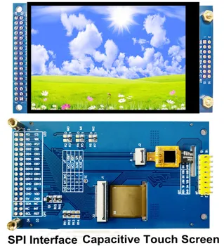IPS 3,5-инчов TFT LCD Капацитивен Сензорен екран с печатна платка ST7796 Drive IC GT911 IC 320 (RGB)* 480 SPI/16Bit Паралелен интерфейс
