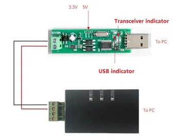 Подчинен модул USB to MBUS MBUS master slave communication debugging bus monitor TSS721 Липсата на самопроизвольного самостоятелно събиране на данни.