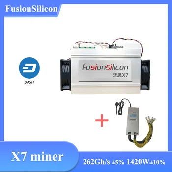 Използван Dash X7 миньор с алгоритъм FusionSilicon 262G X11 Asic с блок захранване е по-добре, отколкото СТЮ-U6 Innosilicon A5 A6 Antminer D5 D7