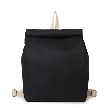 Модерен дизайн, раница, дамска чанта, универсален платно на хартиен пакет за почивка, простота, популярна опаковка голям капацитет, чанти през рамо