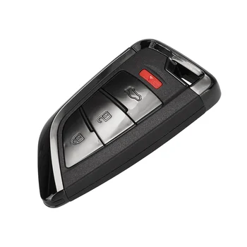 За XSKF21EN универсален умен без контактен ключ дистанционно с 4 бутона под формата на ножа, ключодържател за VVDI Key Tool (черен)